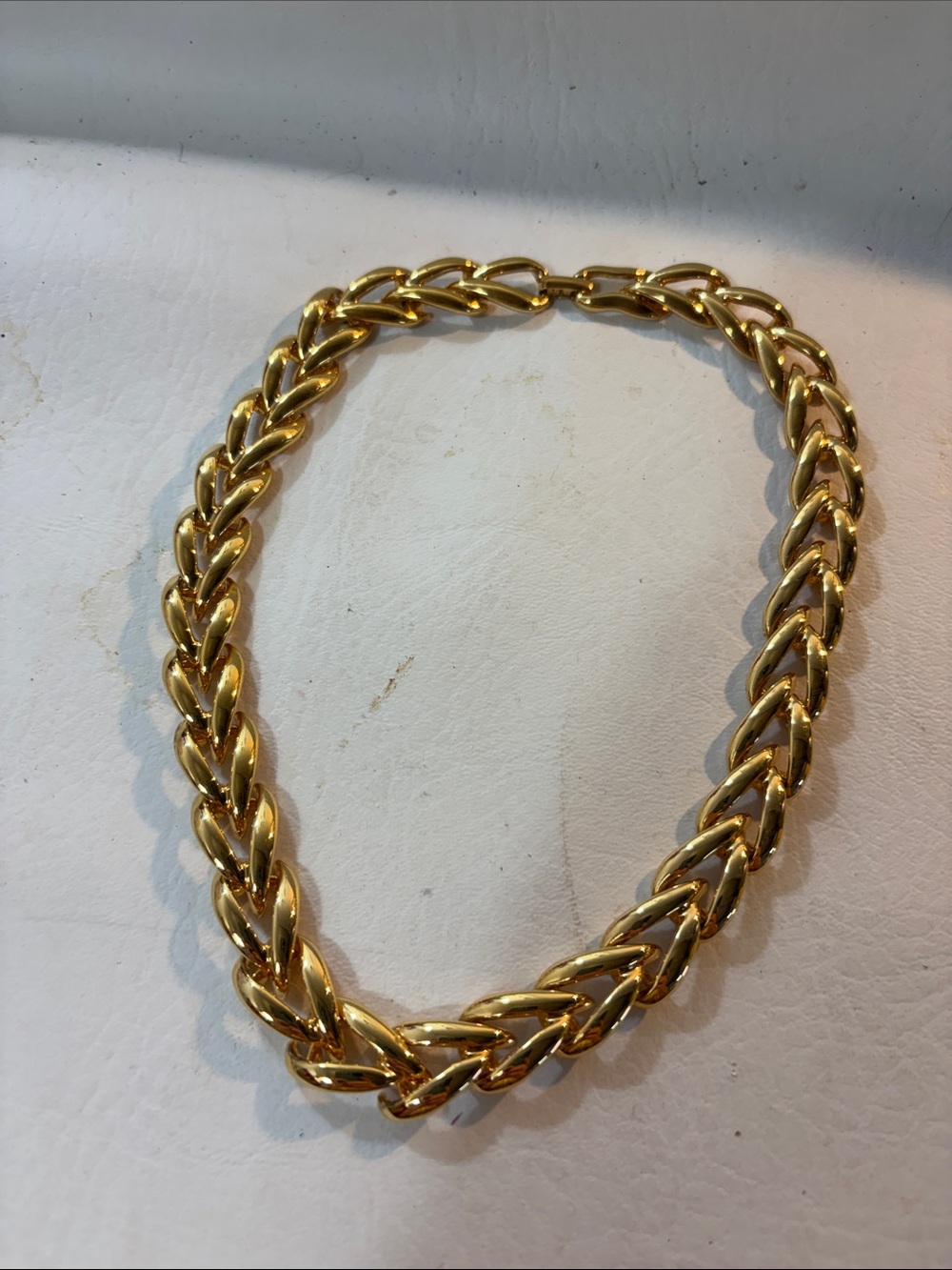 Napier Gold-Tone Link Statement Necklace